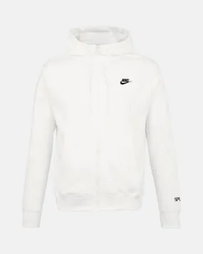 Spurs Nike Mens White Club Full Zip Hoodie