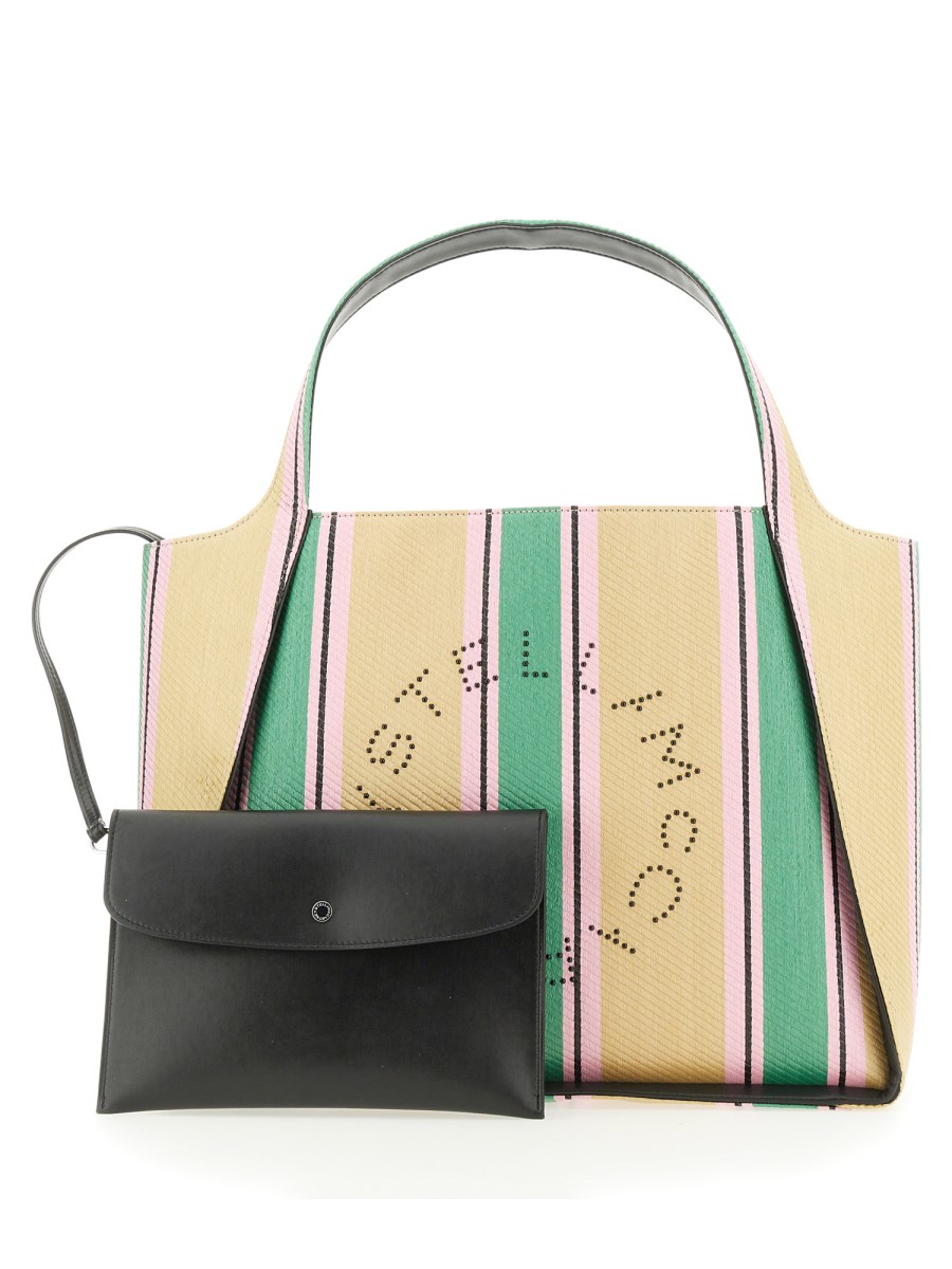 STELLA McCARTNEY      BORSA TOTE CON LOGO