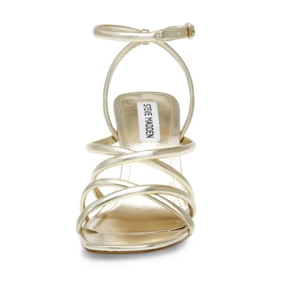 Steve Madden W At-Last Gold Sandals