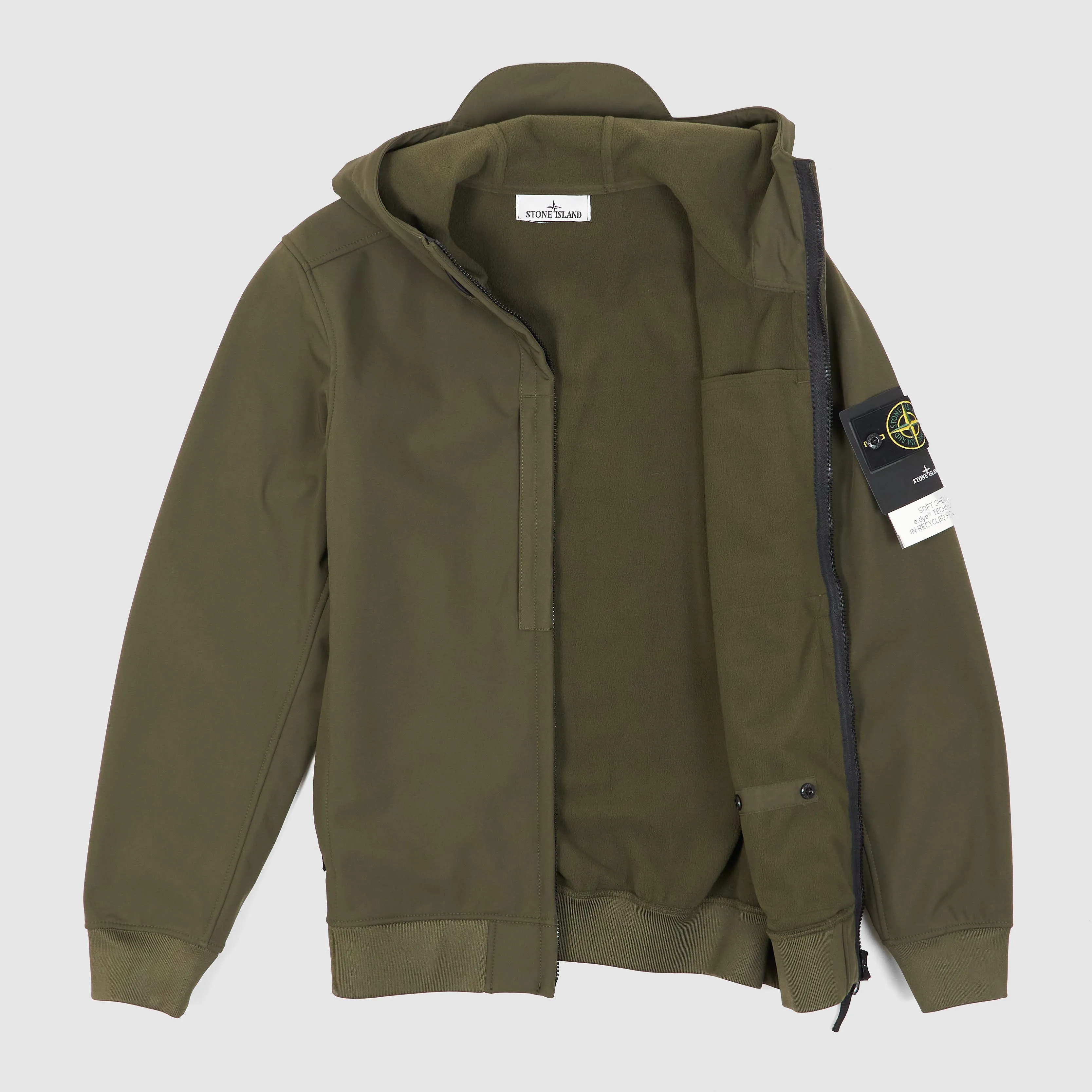 Stone Island Hooded Light Softshell Jacket