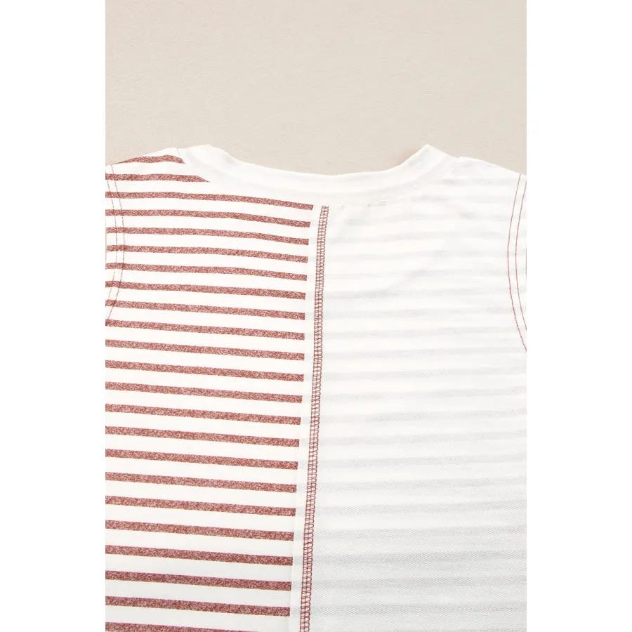 Striped Round Neck Tank