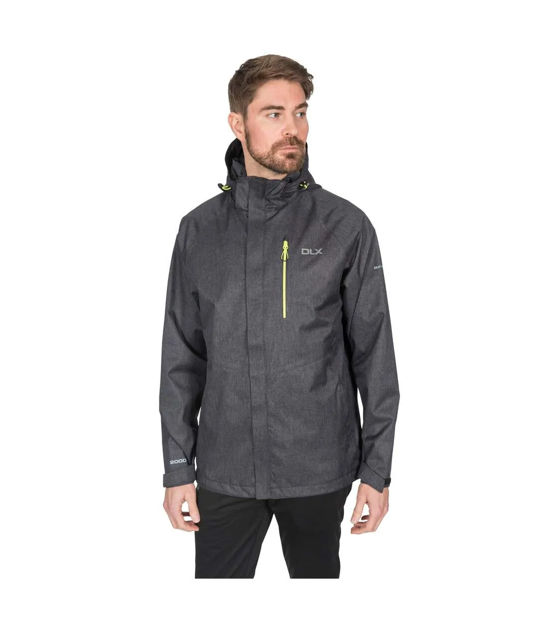 Trespass Mens Dupree Waterproof Jacket (Black Marl) - UTTP4599