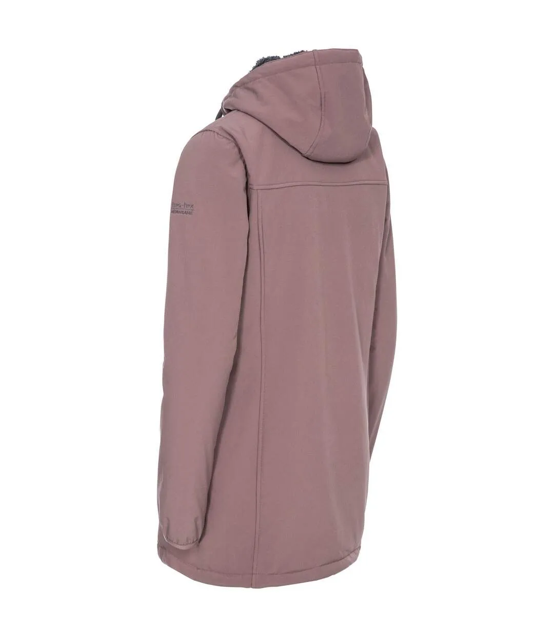 Trespass Womens/Ladies Kristen Longer Length Hooded Waterproof Jacket (Dusty Heather) - UTTP4195