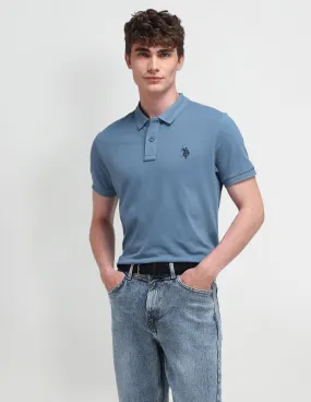 U.S. Polo Assn. Denim Co. Muscle Fit Solid Polo Shirt