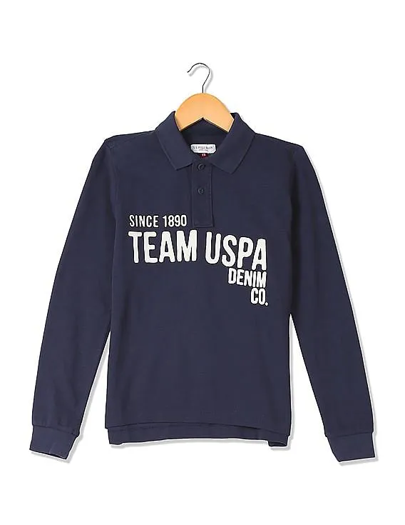 U.S. Polo Assn. Kids Boys Standard Fit Printed Polo Shirt