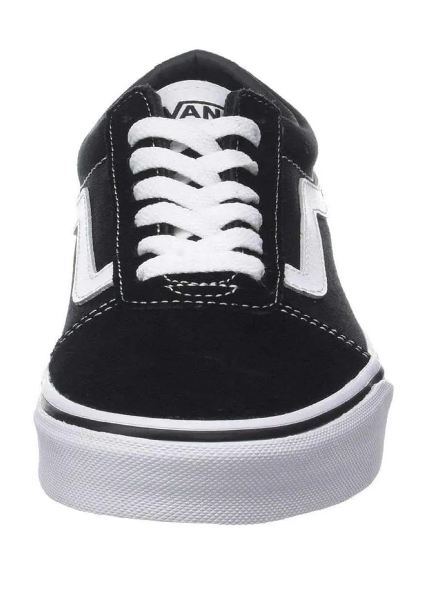 VANS Ward Suede Canvas Trainers Black/White