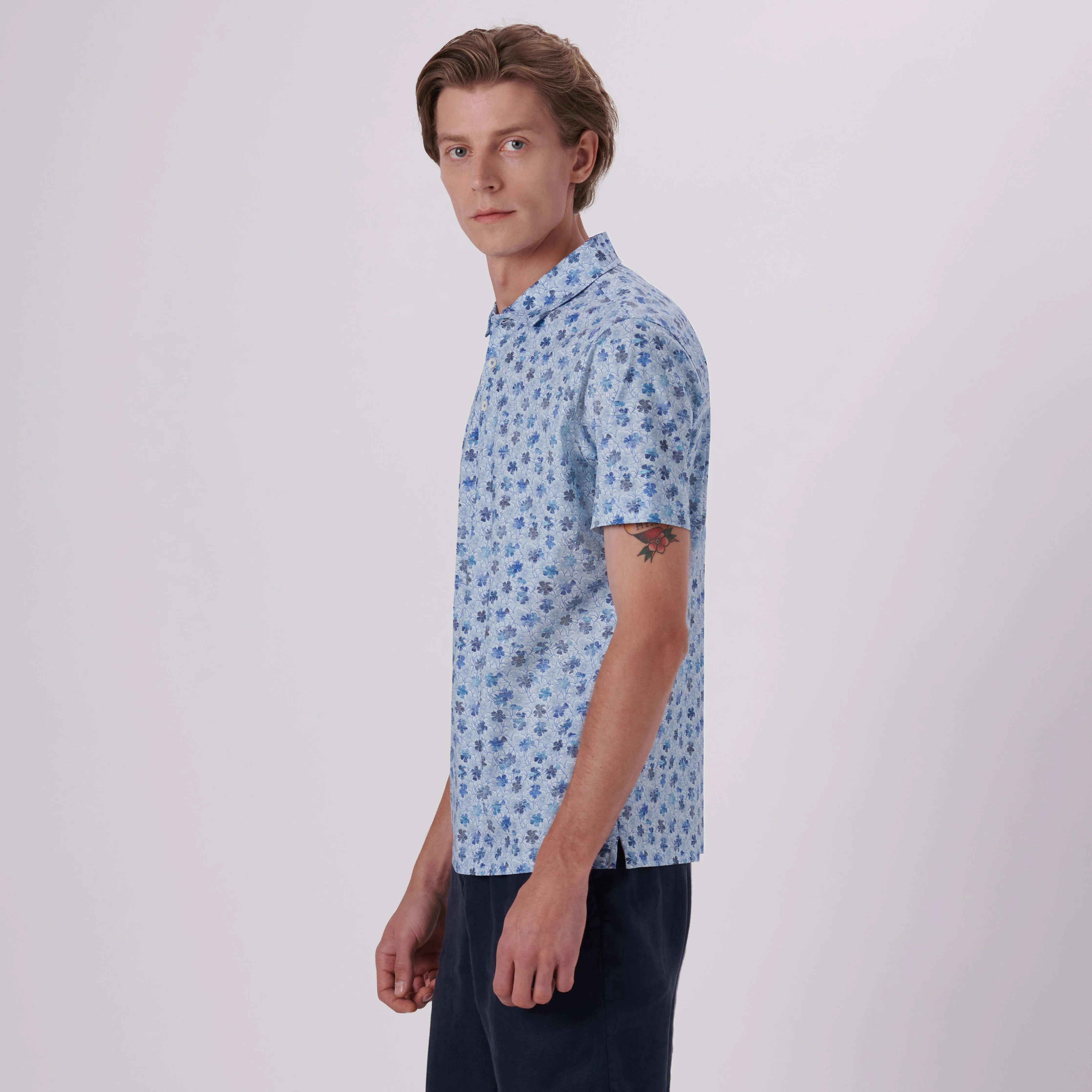 Victor Floral Print OoohCotton Polo