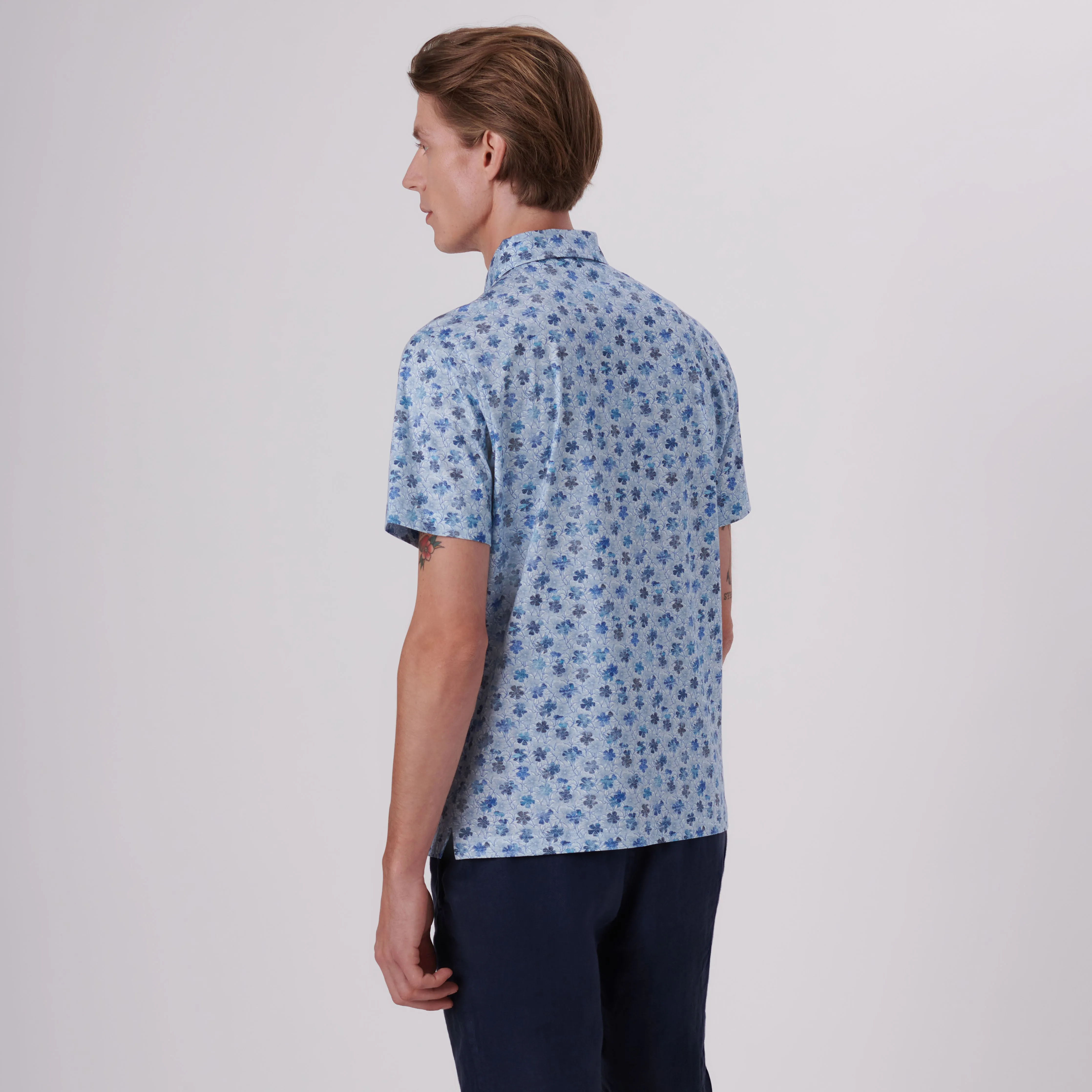 Victor Floral Print OoohCotton Polo