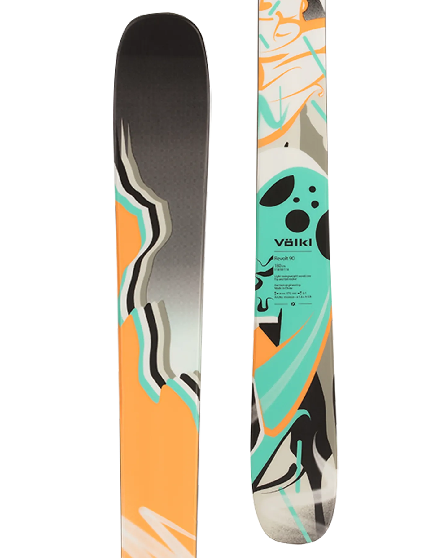 Volkl Revolt 90 Flat Snow Skis - 2025