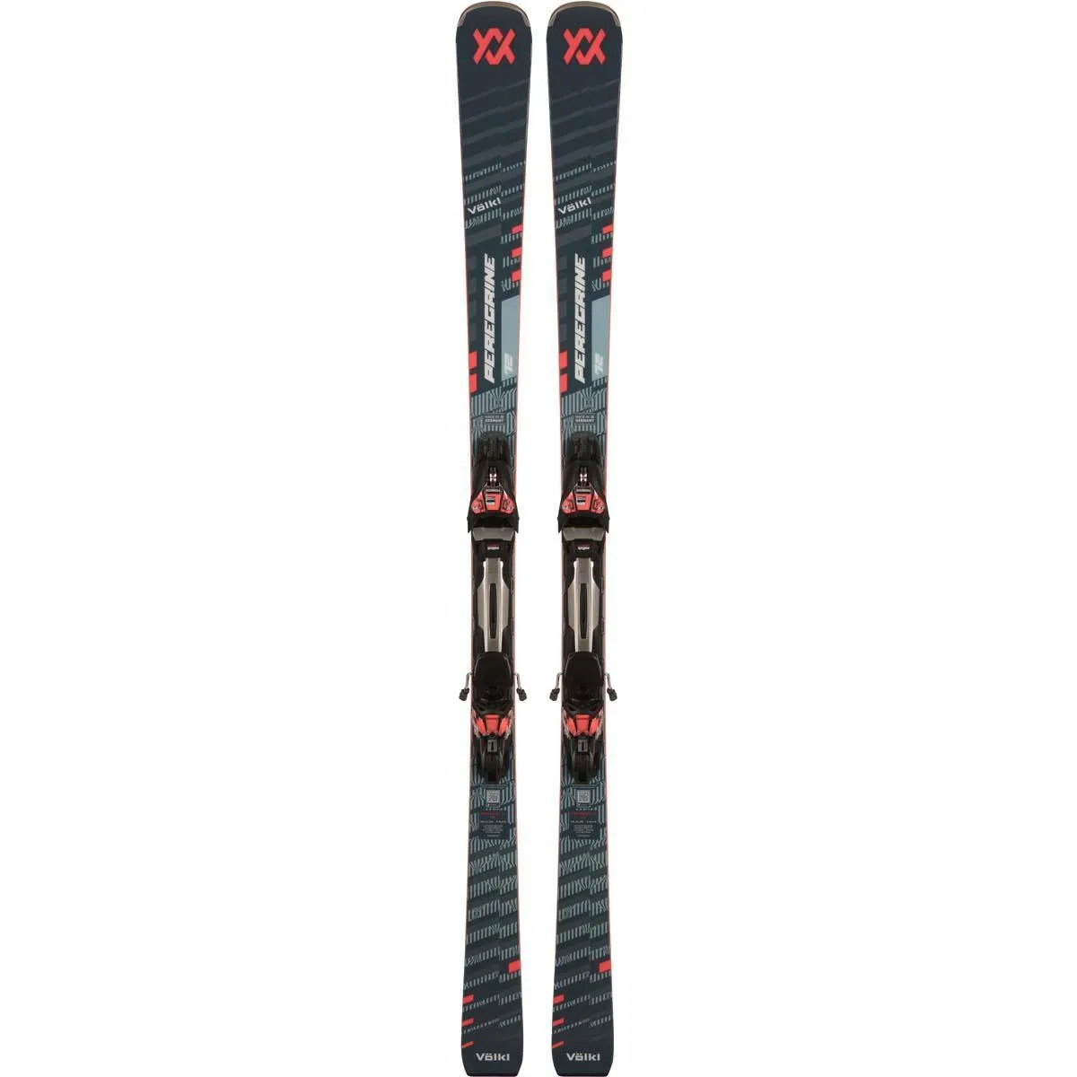 Volkl Unisex Peregrine 72 Skis + R Motion 3 12 GW Bindings