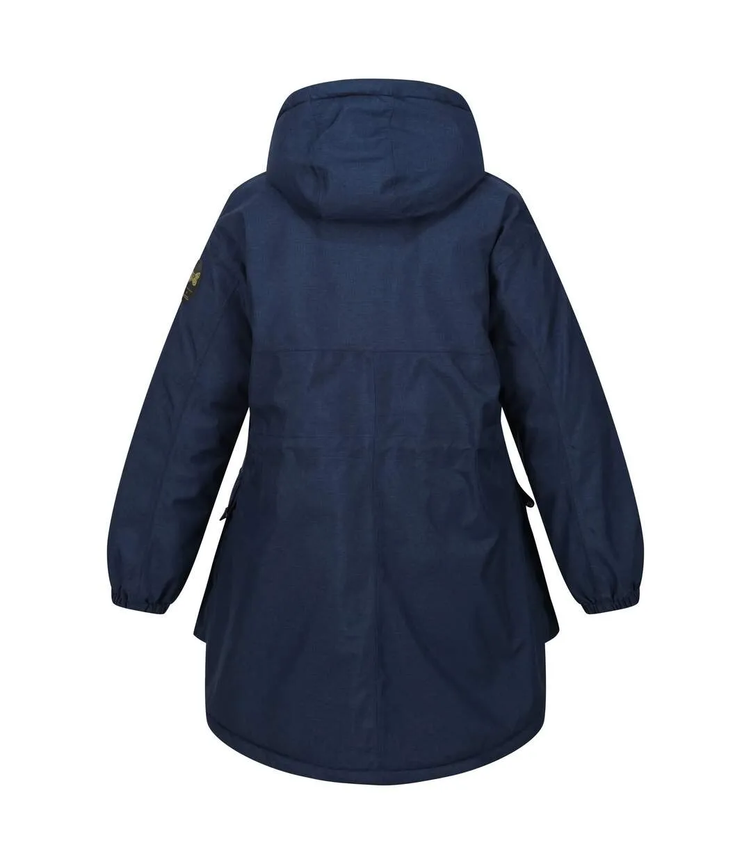 Womens/ladies christian lacroix cailar logo longline waterproof jacket navy marl Regatta