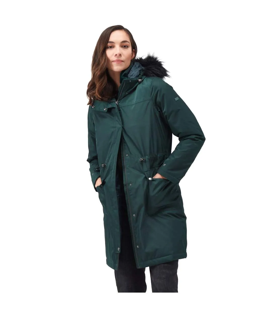 Womens/ladies giovanna fletcher collection lellani waterproof jacket darkest spruce Regatta