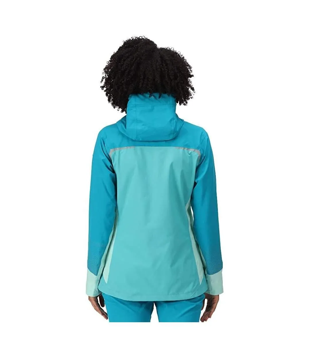 Womens/ladies highton pro waterproof jacket turquoise/enamel blue Regatta